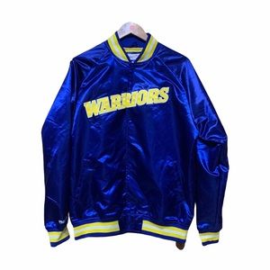 Golden State Warriors Wordmark Satin Jacket